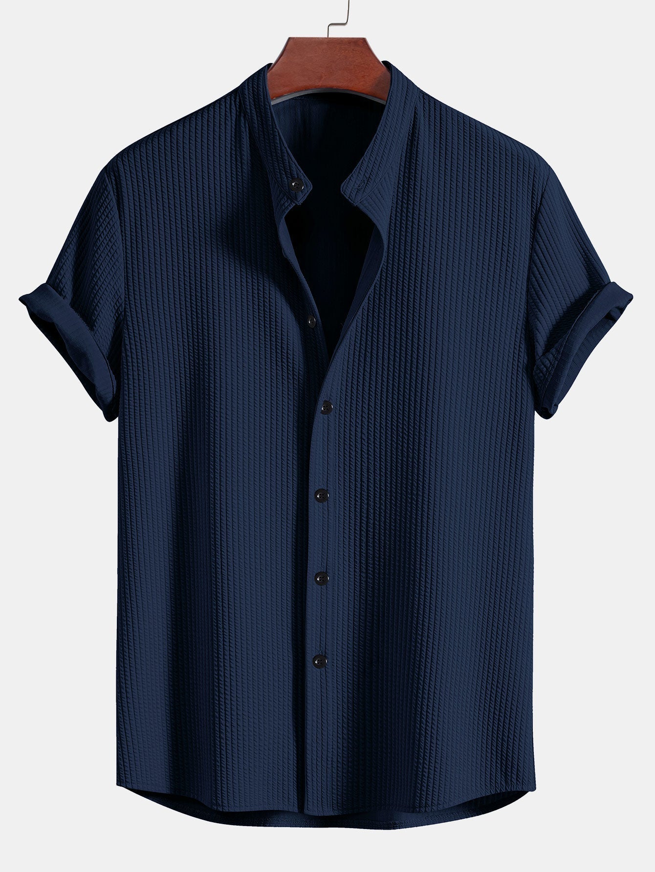 Callum | T-shirt with Shirt Look Navy blue Shirts & Tops