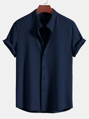 Callum | T-shirt with Shirt Look Navy blue Shirts & Tops