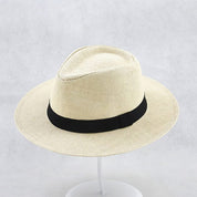 Andre | Classic Handmade Panama Hat Beige Hats