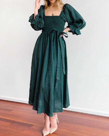 Vivian | Dress Dark green Dresses