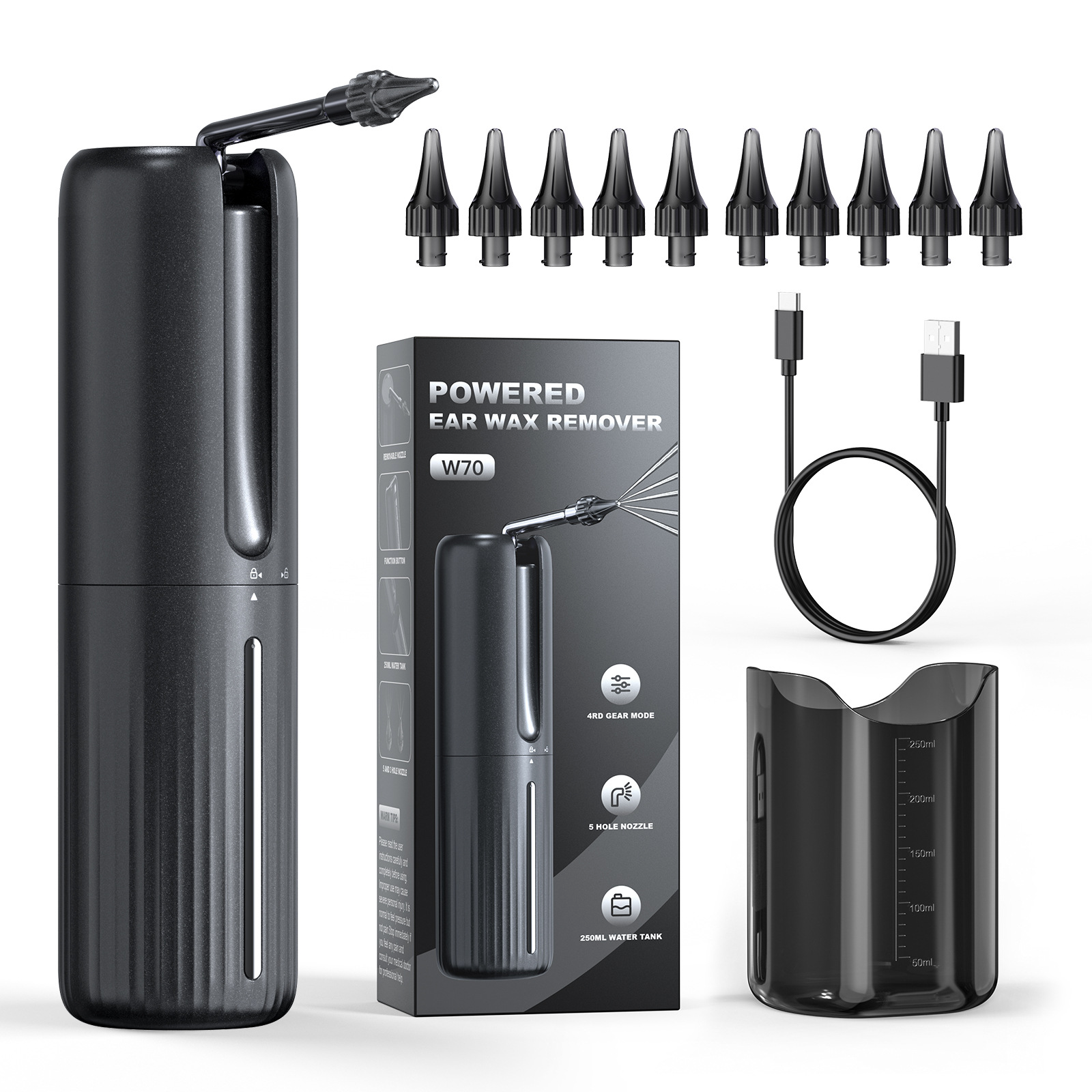 Wush Pro Ear Wax Removal System for Clear Hearing and Improved Ear Health Beauty