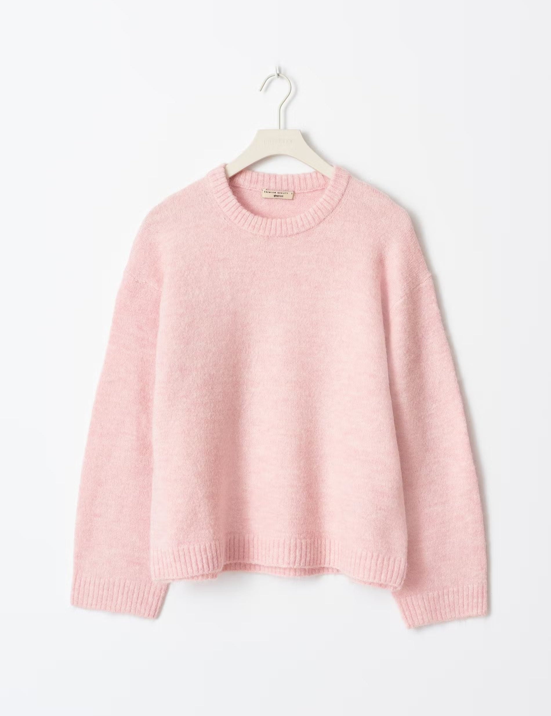 Oversized Chic Pullovers For Women | Timeless Blush Pink Women's Sweater