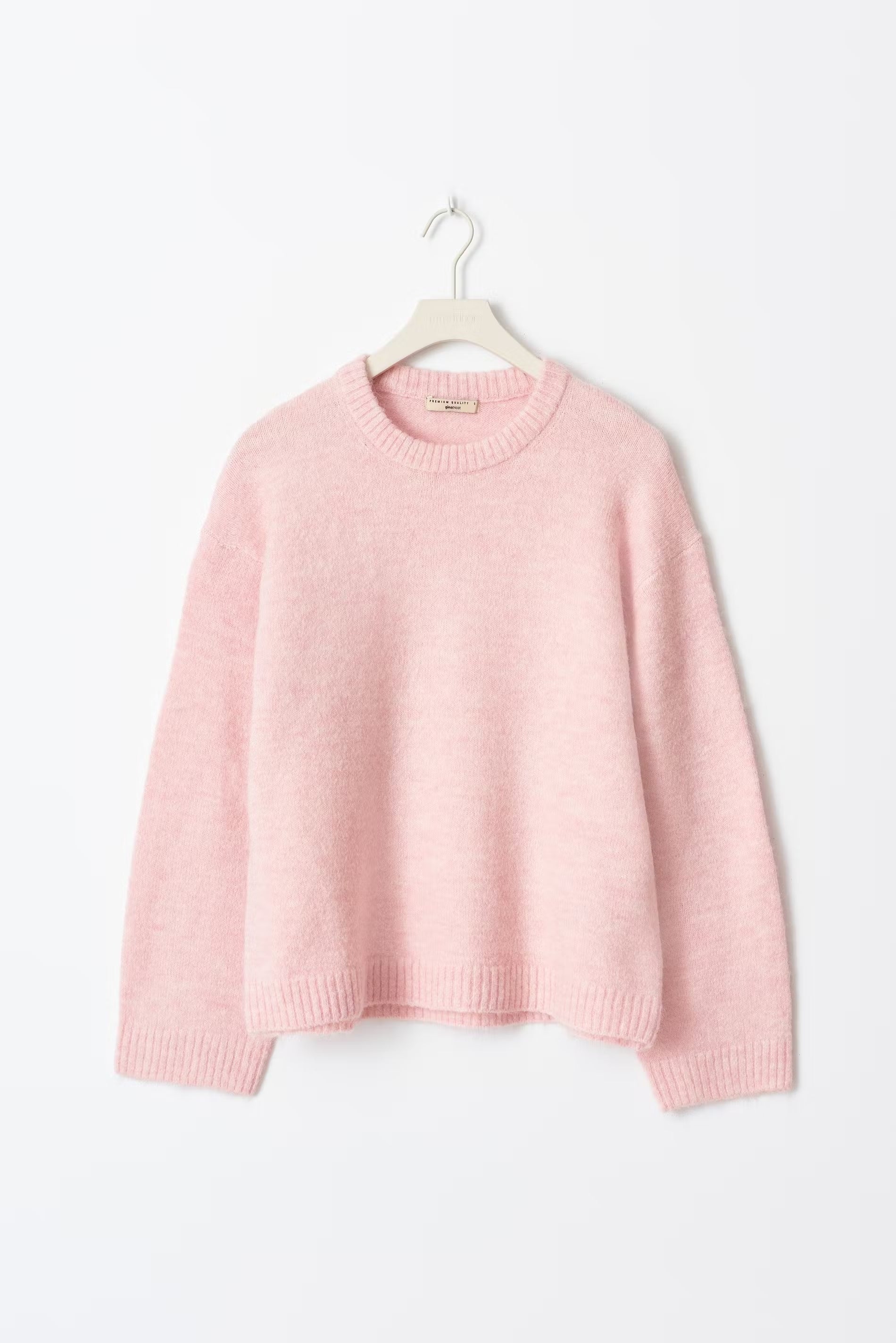 Oversized Chic Pullovers For Women | Timeless Blush Pink Women's Sweater