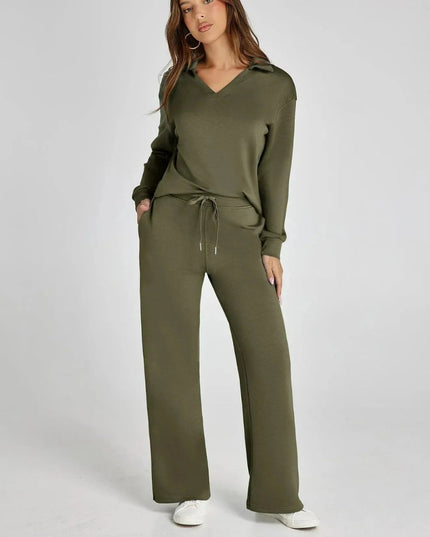Eline | Luxe Loungewear Set Green