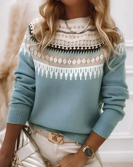 Hazel | Winter Sweater Blue