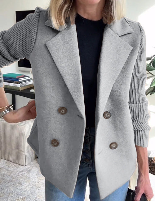 Sasha Casual Blazer Coat Grey Women's Coats & Jackets