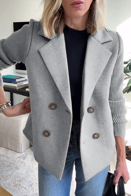 Sasha Casual Blazer Coat Grey Women's Coats & Jackets