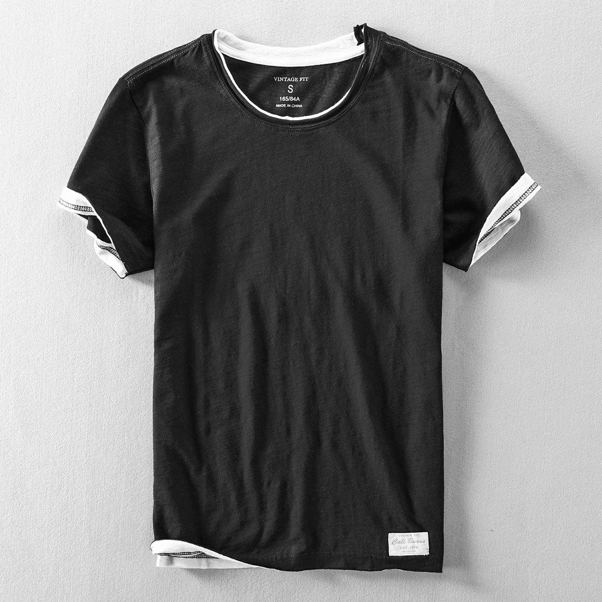 Francesco | Organic Cotton T-Shirt Black