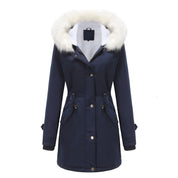 Women's Premium Winter Parka Coat Dark blue Winter Parka Coat