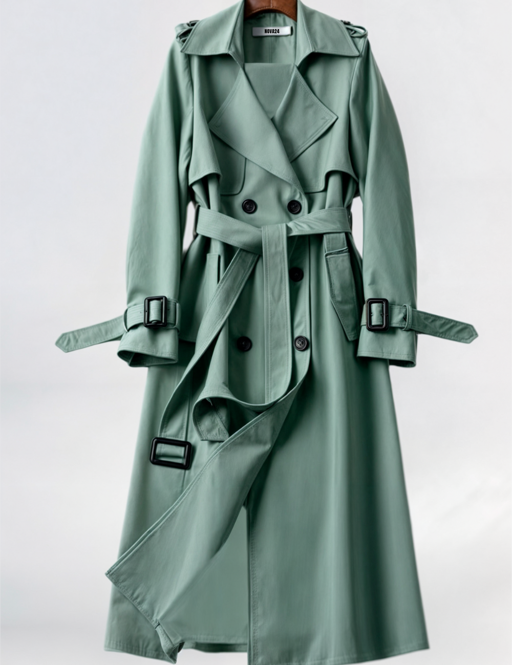 Beatrice Classic Trench Green