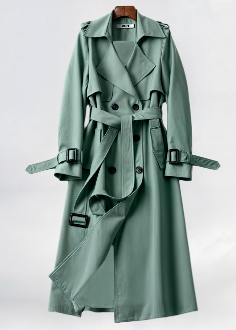 Beatrice Classic Trench Green
