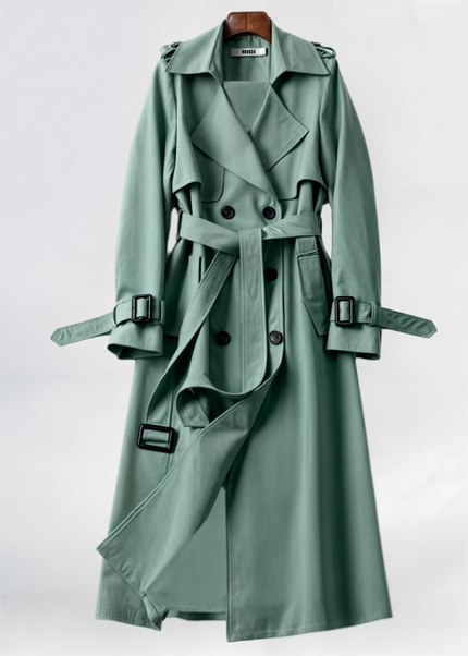Beatrice Classic Trench Green
