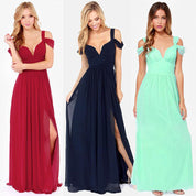 Elegant Greek Goddess Pleated Maxi Dress Dresses