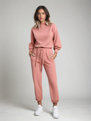 Mindy™ 2-Piece Women's Loungewear Set – Elegant & Comfortable Tracksuit Pink Group2502