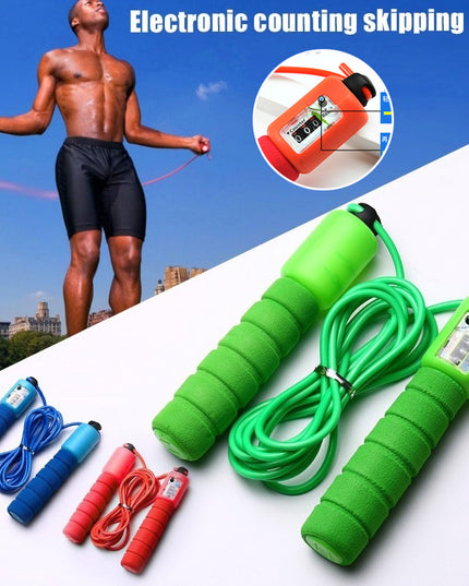 Adjustable Skipping Rope with Counter Cardio