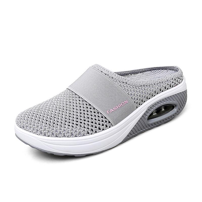 Women's Orthopedic Walking Shoes Gray Shoes