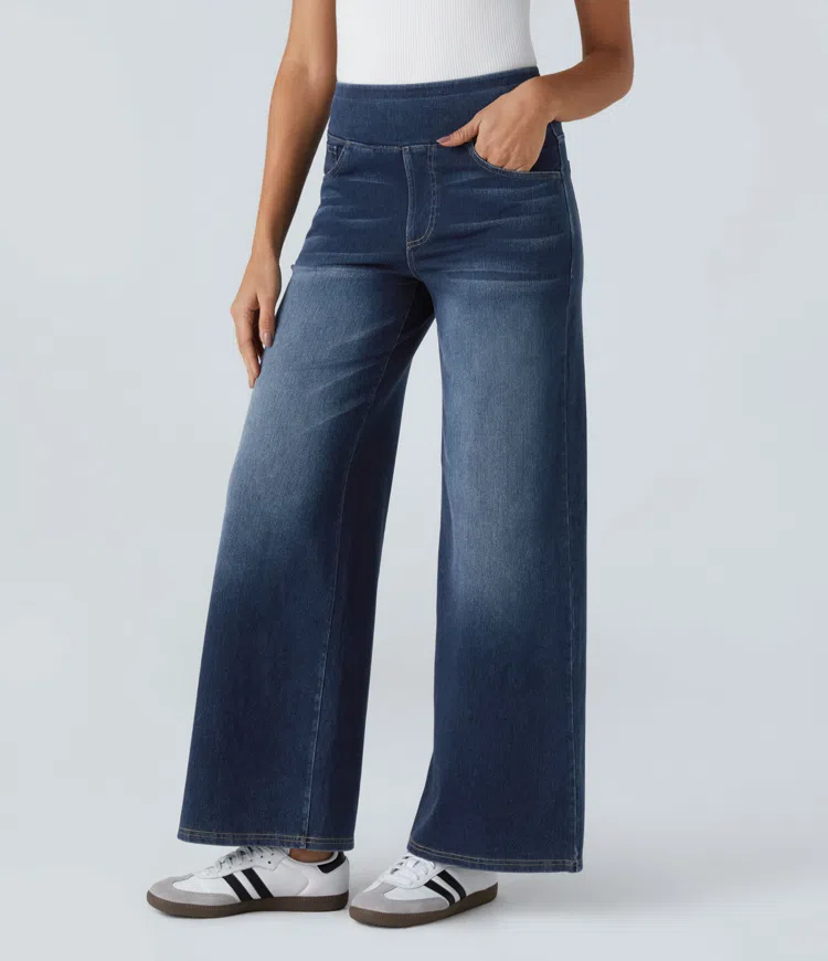 Mel | Comfortable high-waisted jeans Pants