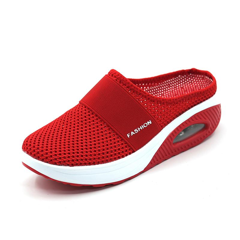 Women's Orthopedic Walking Shoes Red Shoes
