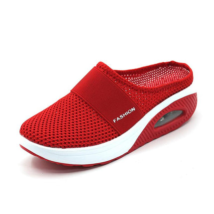 Women's Orthopedic Walking Shoes Red Shoes