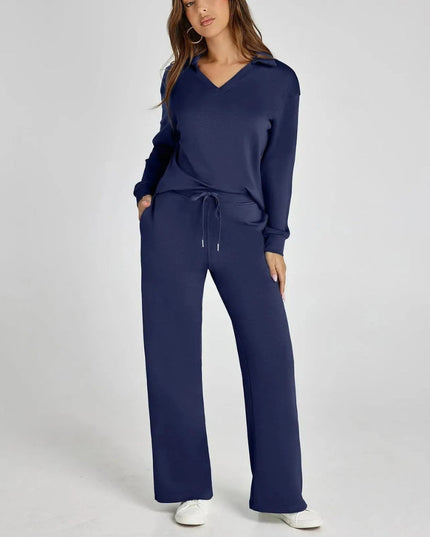 Eline | Luxe Loungewear Set Dark Blue
