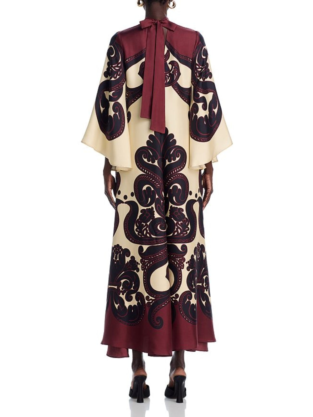 Elegance Ease Stunning Grenadilla Print Maxi Dress Dresses