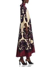 Elegance Ease Stunning Grenadilla Print Maxi Dress Dresses