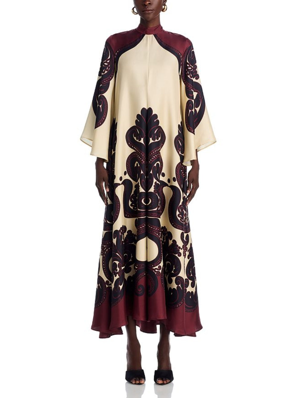Elegance Ease Stunning Grenadilla Print Maxi Dress Dresses