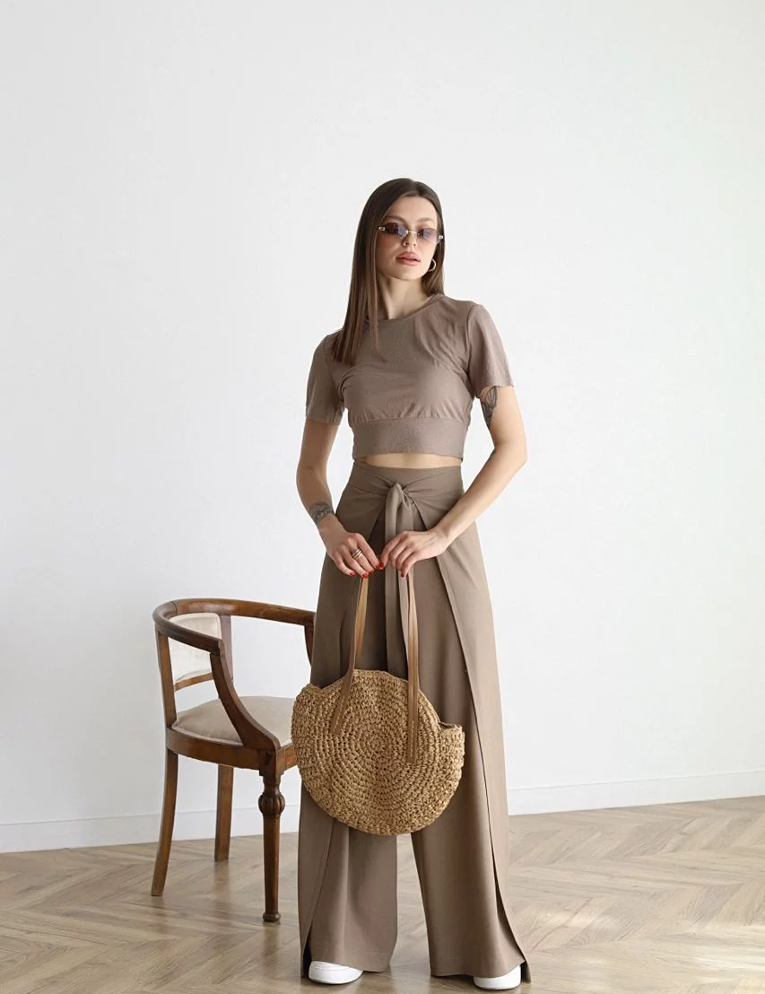 Ophelia | Wide-cut women's linen pants Pants