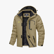 Warm Waterproof Winter Jacket Khaki Jacket