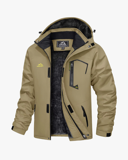 Warm Waterproof Winter Jacket Khaki Jacket