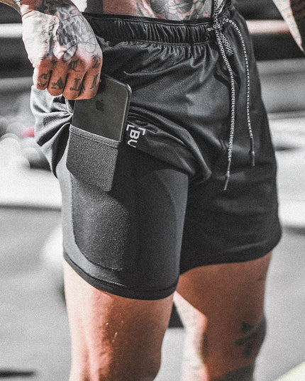 Pocket Compression Shorts Black Black Shorts