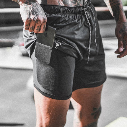 Pocket Compression Shorts Black Black Shorts