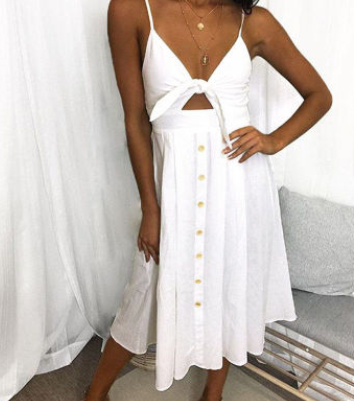 Backless Sleeveless Sheath Evening Dress White Dresses