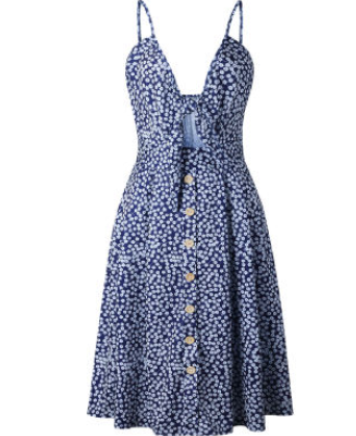 Backless Sleeveless Sheath Evening Dress Blue Dresses