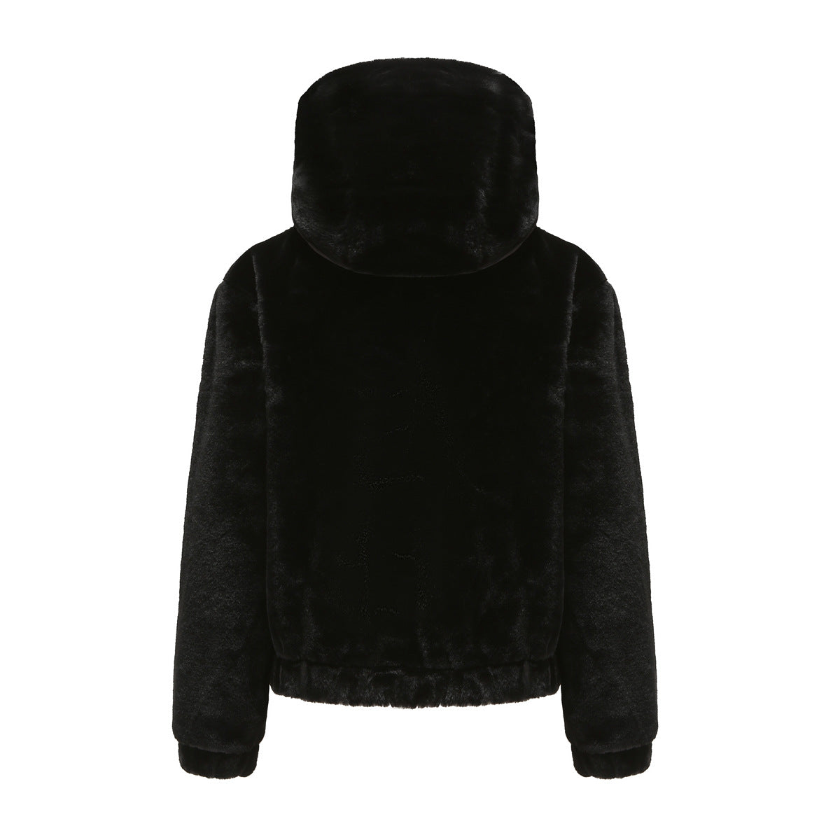 Women's Hooded Faux Fur Jacket Faux Fur Jacket