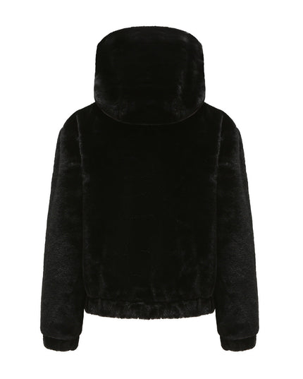 Women's Hooded Faux Fur Jacket Faux Fur Jacket