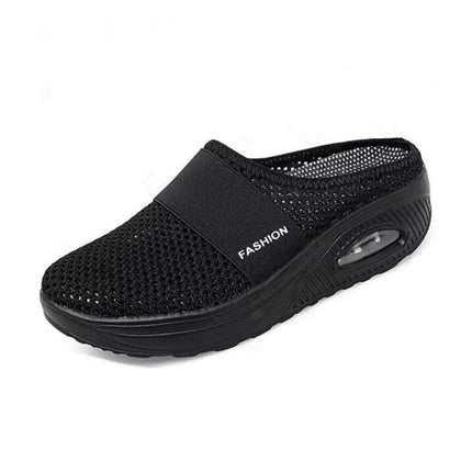 Women's Orthopedic Walking Shoes Black Shoes