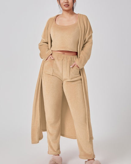 Cozy 3‑Piece Women's Lounge & Pajama Set Sets