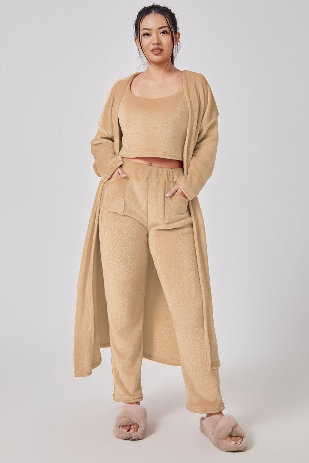 Cozy 3‑Piece Women's Lounge & Pajama Set Sets