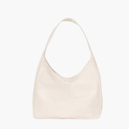 Maya Vegan Leather Hobo Bag Cream white Handbags