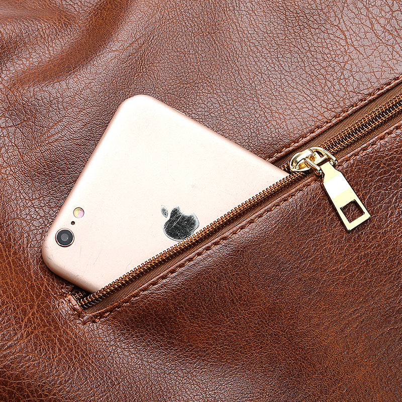 Zipper Bucket Messenger Bag Bag