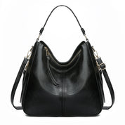 Zipper Bucket Messenger Bag Black One Size (34 cm (W) × 30 cm (H) × 13 cm (D) Bag