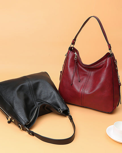 Zipper Bucket Messenger Bag Bag
