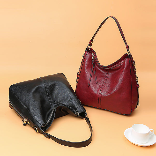 Zipper Bucket Messenger Bag Bag