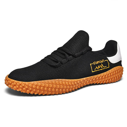 Men’s Spring & Summer Flying Woven Sneakers Black Men Shoes
