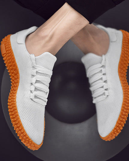 Men’s Spring & Summer Flying Woven Sneakers Men Shoes