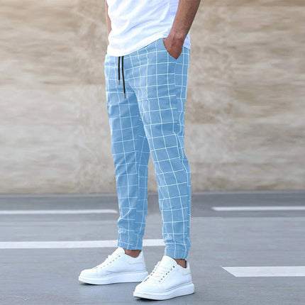 Caleb - Elegant and Comfortable Pants Light Blue