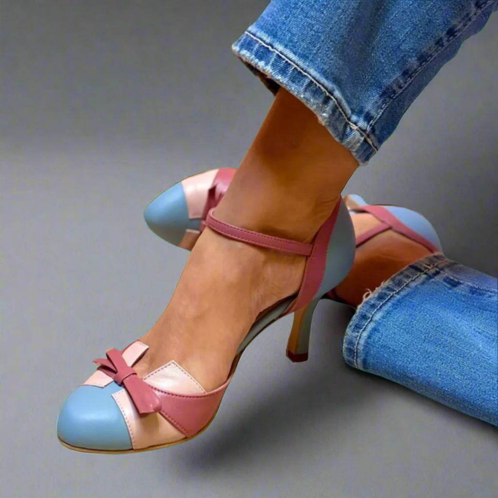 Pain Free Comfort Heels Blue heel