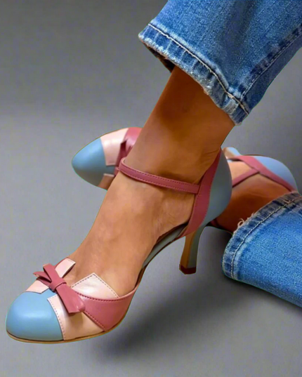 Pain Free Comfort Heels Blue heel