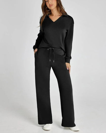 Eline | Luxe Loungewear Set Black